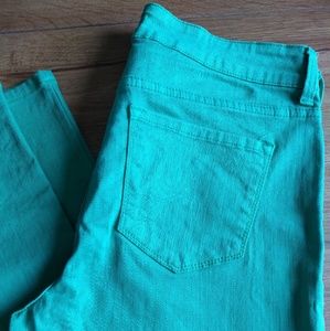 NYDJ colored skinny jeans.